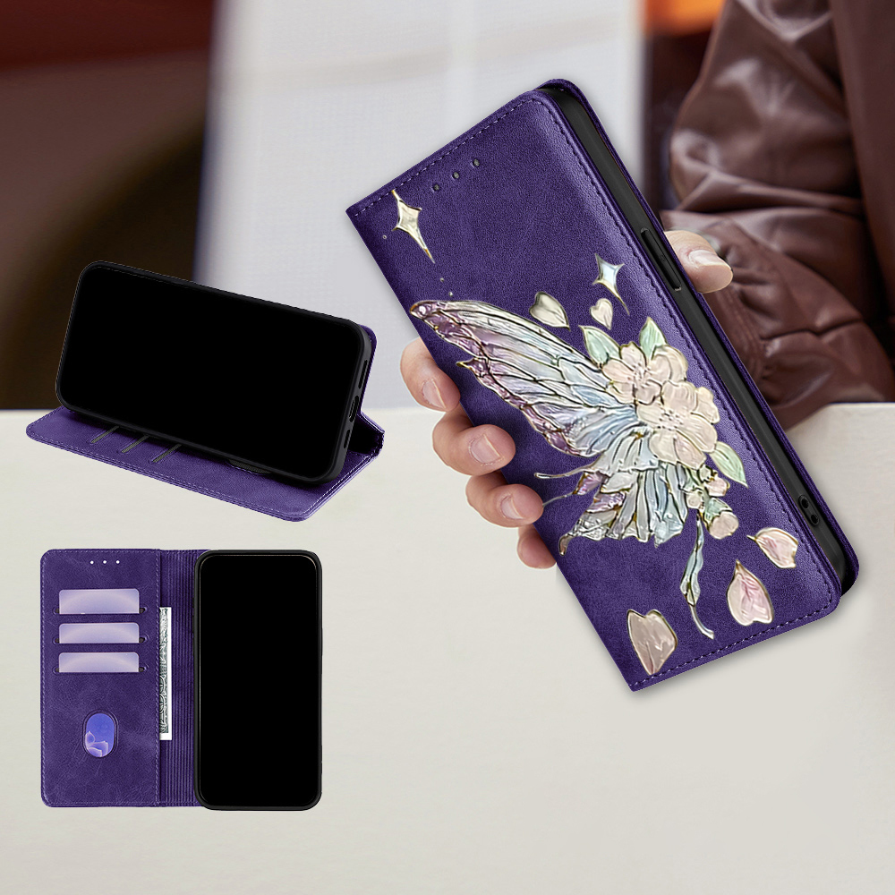 Painted Magnetic Flip Leather  - đánh giá và giá Phone Cases Samsung Galaxy