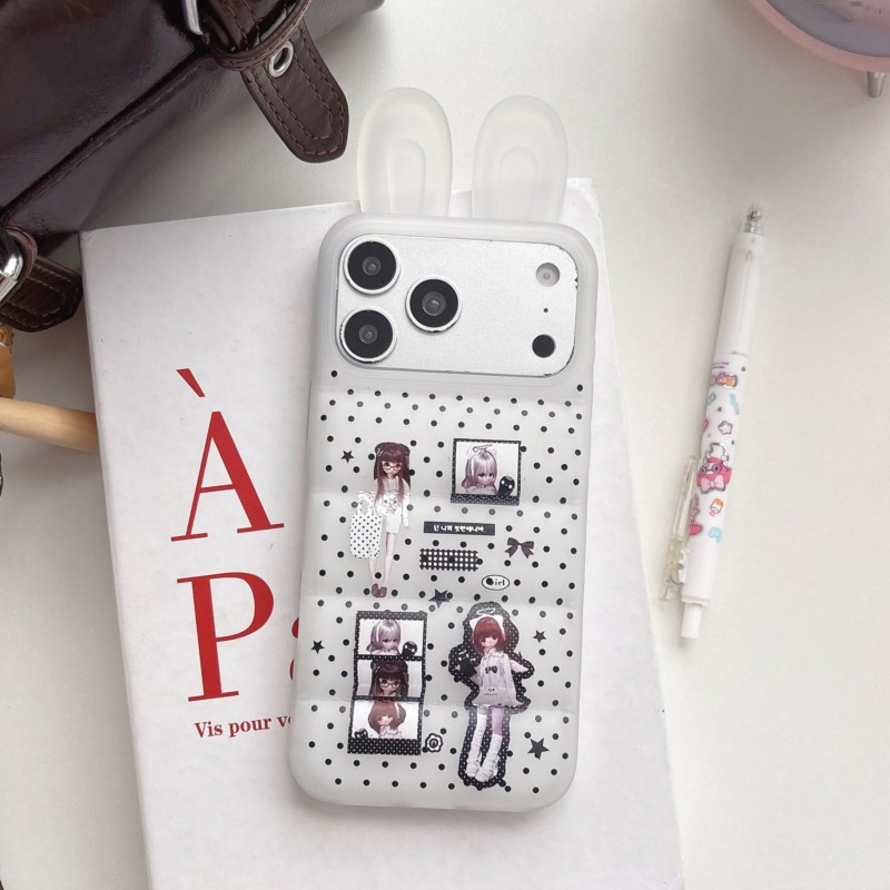 Japanese Y2K Cute Bunny Ear Ph - đánh giá và giá Phone Cases Anime