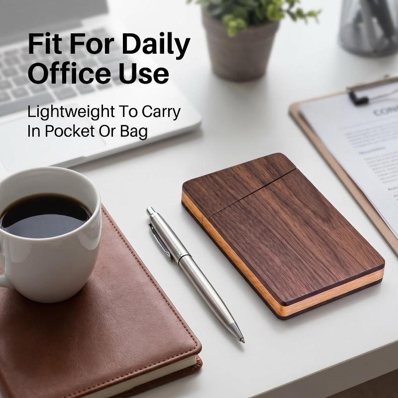 Portable Wood Business Card Ho - đánh giá và giá Card Holder Slim Case